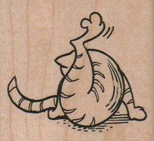 Cat Licking 2 1/4 X 2