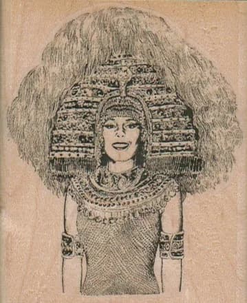 Cleo In Headdress 2 1/2 X 3