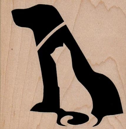 Dog And Cat Silhouette 3 X 3