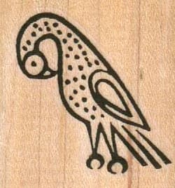 Symbolic Bird 1 1/2 X 1 1/2
