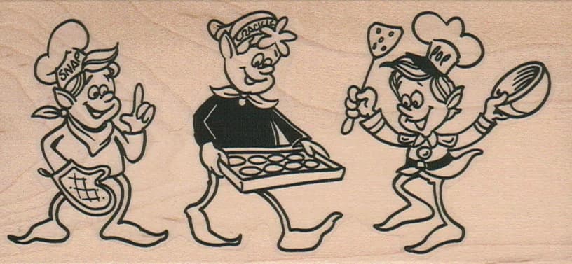 Snap Crackle Pop Baking 2 1/2 X 5 1/2