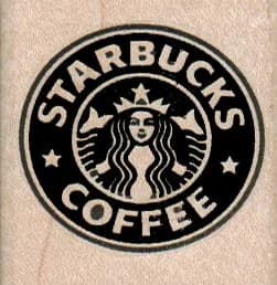 Starbucks Coffee 1 3/4 X 1 3/4