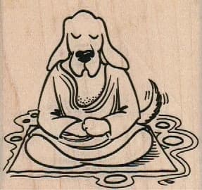 Dog Buddha 3 X 2 3/4