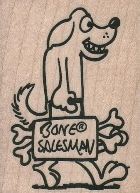 Bone Salesman 1 3/4 X 2 1/4