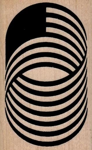 Spiral Illusion 2 1/4 X 3 1/2