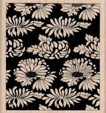Flower Background 3 1/2 X 3 3/4