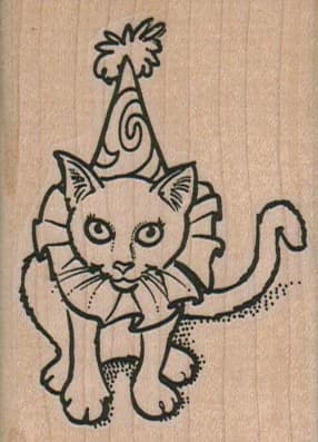 Clown Cat 2 X 2 3/4