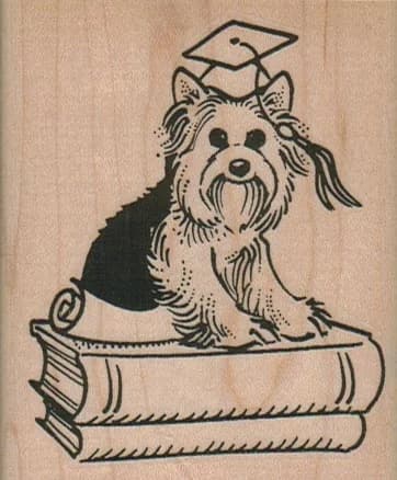 Mortar Dog On Books 2 1/2 X 3