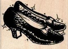 Tap Shoes Side View 2 1/2 X 1 3/4