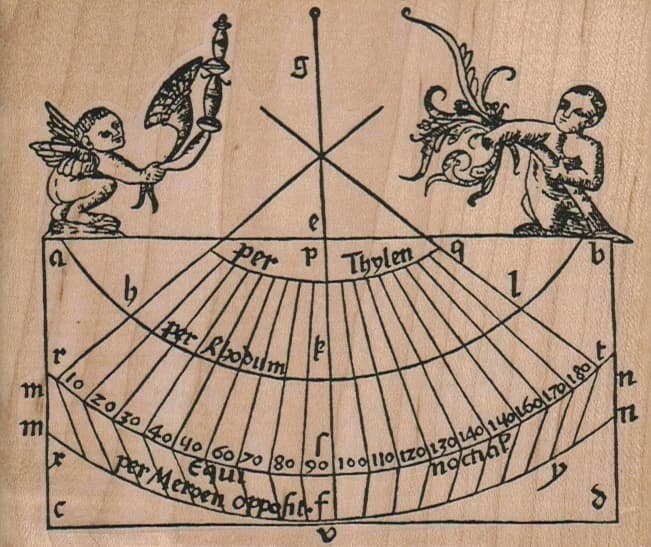Ancient Chart 4 1/2 X 3 3/4