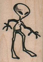 Alien Walking 1 1/4 X 1 3/4