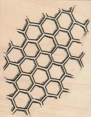 Honeycomb Pattern 3 3/4 X 2 3/4