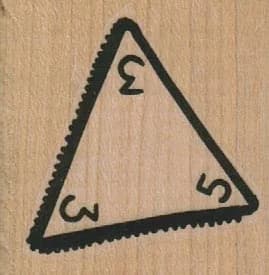 Billiard Triangle 1 1/2 X 1 1/2