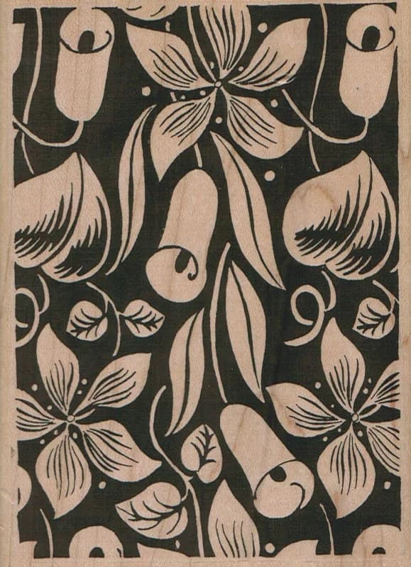 Flowery Background 4 X 5 1/4