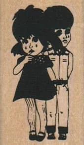 Girl & Boy 1 1/4 X 2