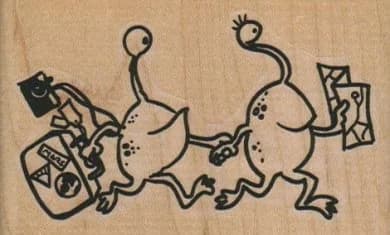 Martian Travelers 3 1/4 X 2
