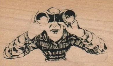 Binocular Man 2 X 3 1/4