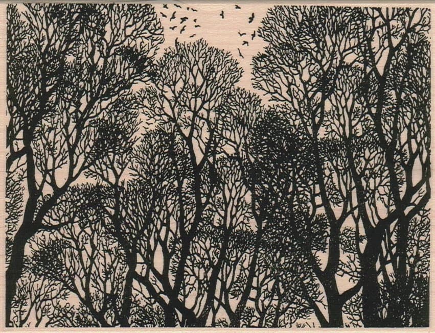 Tree Background 4 1/2 X 5 3/4