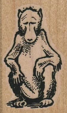 Sitting Monkey 1 1/4 X 2