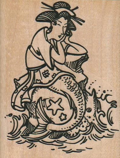 Geisha Mermaid 2 3/4 X 3 1/2