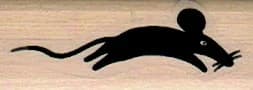 Mouse Silhouette 3/4 X 1 3/4
