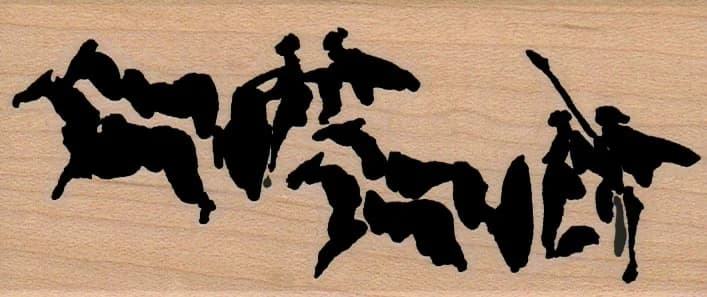 Cave Horses 2 1/4 X 4 3/4
