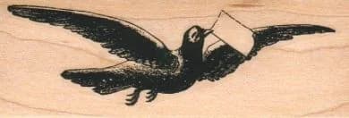 Bird Carrying Note 1 1/4 X 3 1/2