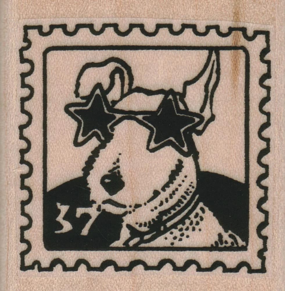 Way Kewl Terrier Postoid 1 3/4 X 1 3/4