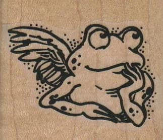 Frog Cherub 1 3/4 X 1 1/2