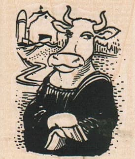 Mona Cow 2 X 2 1/4