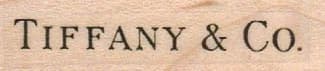 Tiffany & Co. 3/4 X 1 3/4