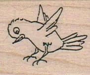 Bird Landing (large) 1 1/4 X 1 1/4