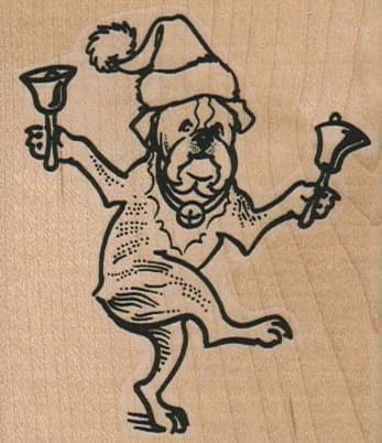 Jingle Bulldog 2 1/2 X 2 3/4