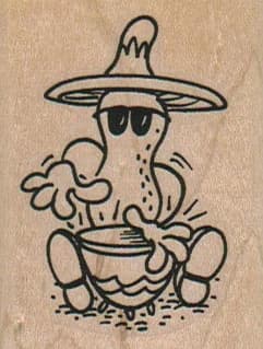 Peanut Banging Drum 1 3/4 X 2 1/4