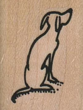 Dog Looking Away 1 X 1 1/4