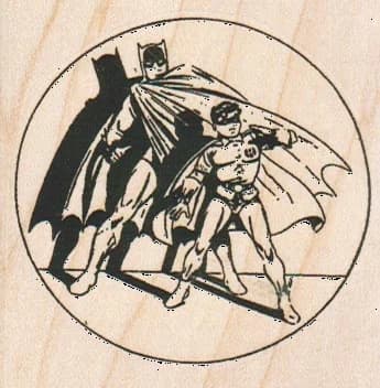 Caped Heros 2 1/2 X 2 1/2