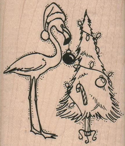 Flamingo Decorating Tree 3 X 3 1/2