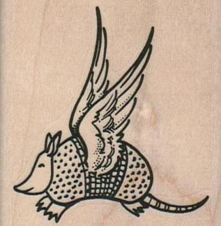 Flying Armadillo 2 1/4 X 2 1/4