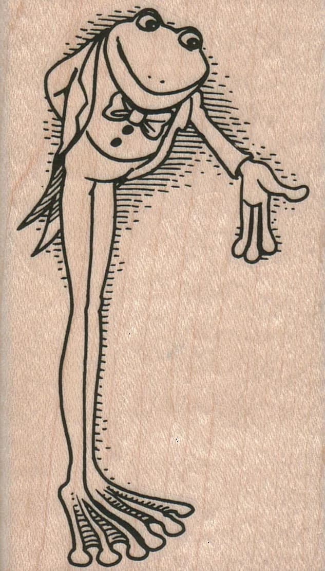 Presenting Frog 2 1/4 X 3 3/4
