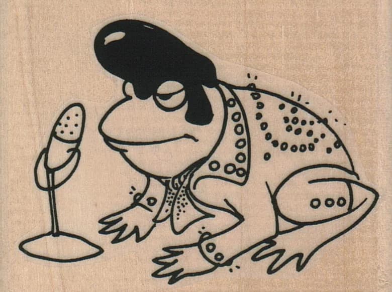 Frog Singer 2 3/4 X 2