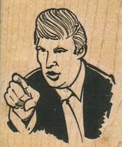 You're Fired Man 1 3/4 X 2