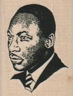 Martin Luther King 1 3/4 X 2 1/4