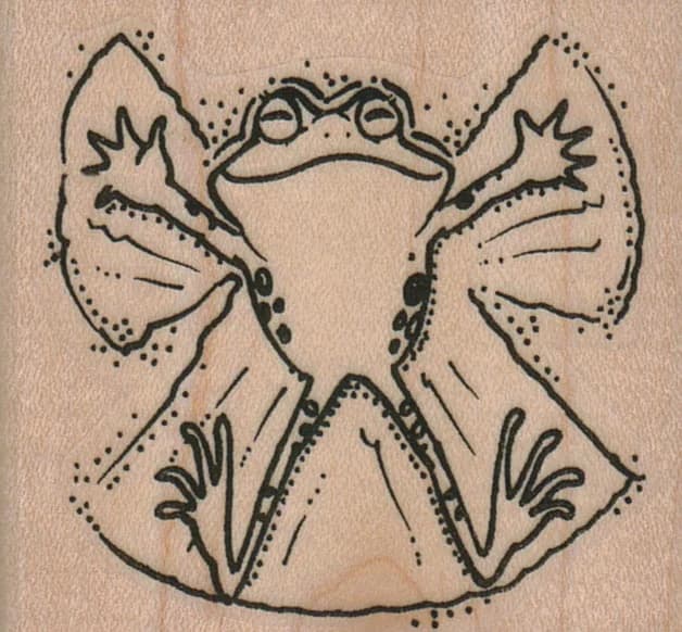 Frog Snow Angel 2 1/4 X 2