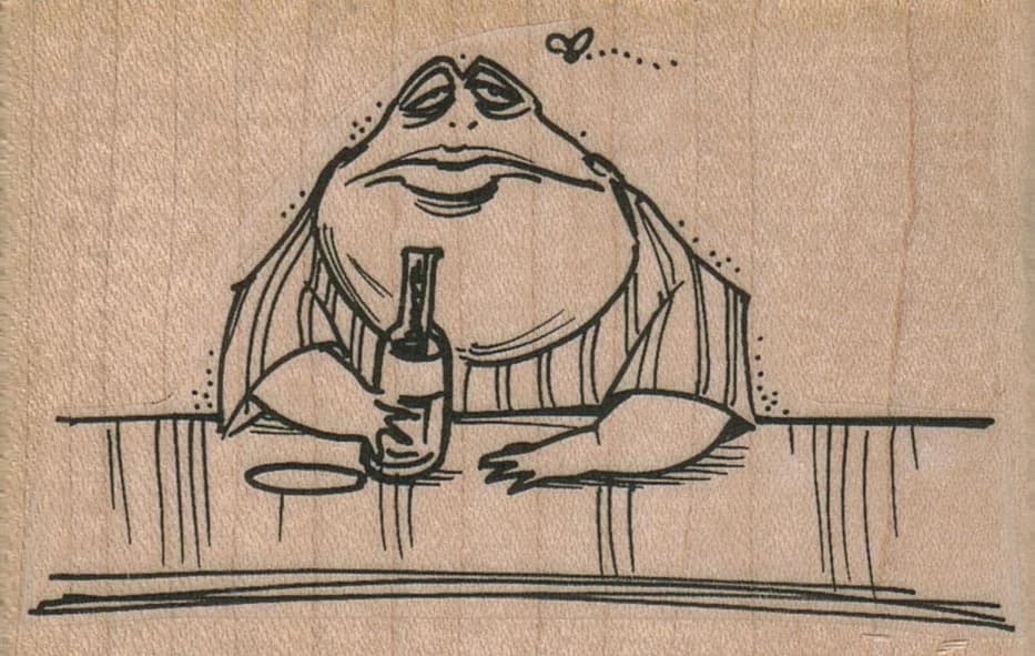 Frog At Bar 3 1/4 X 2