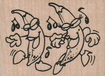 Dancing Bananas 2 1/2 X 1 3/4