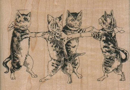 Cat Dance 3 3/4 X 2 3/4