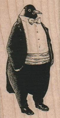 Penguin Tuxedo 1 1/2 X 2 3/4