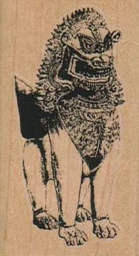 Chinese Lion 1 1/2 X 2 1/2