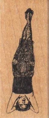 Lady Doing Yoga 1 1/4 X 3