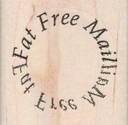 Fat Free Mail 1 3/4 X 1 3/4